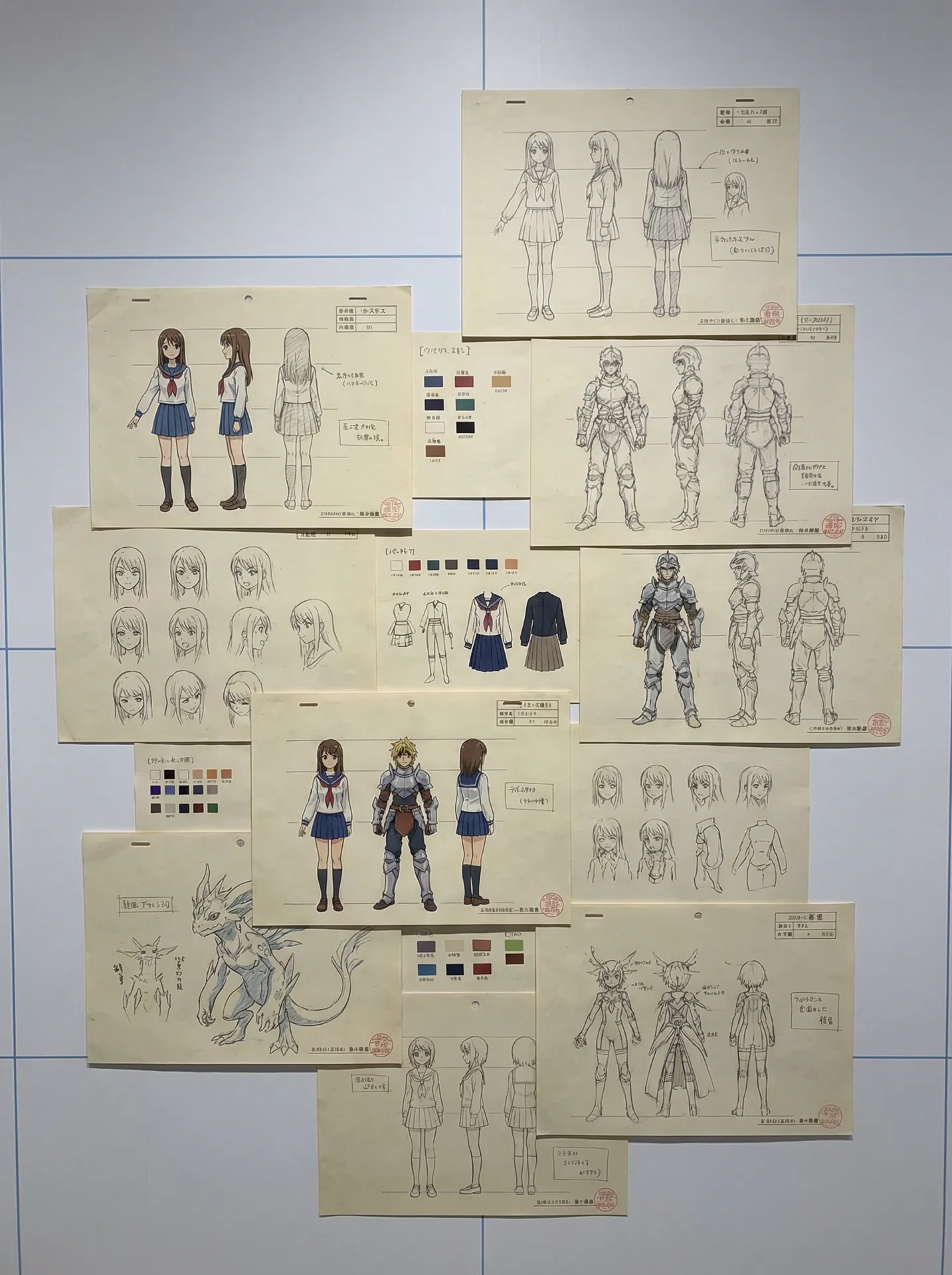 羞羞漫画 动画监督佐藤凛的角色设定集